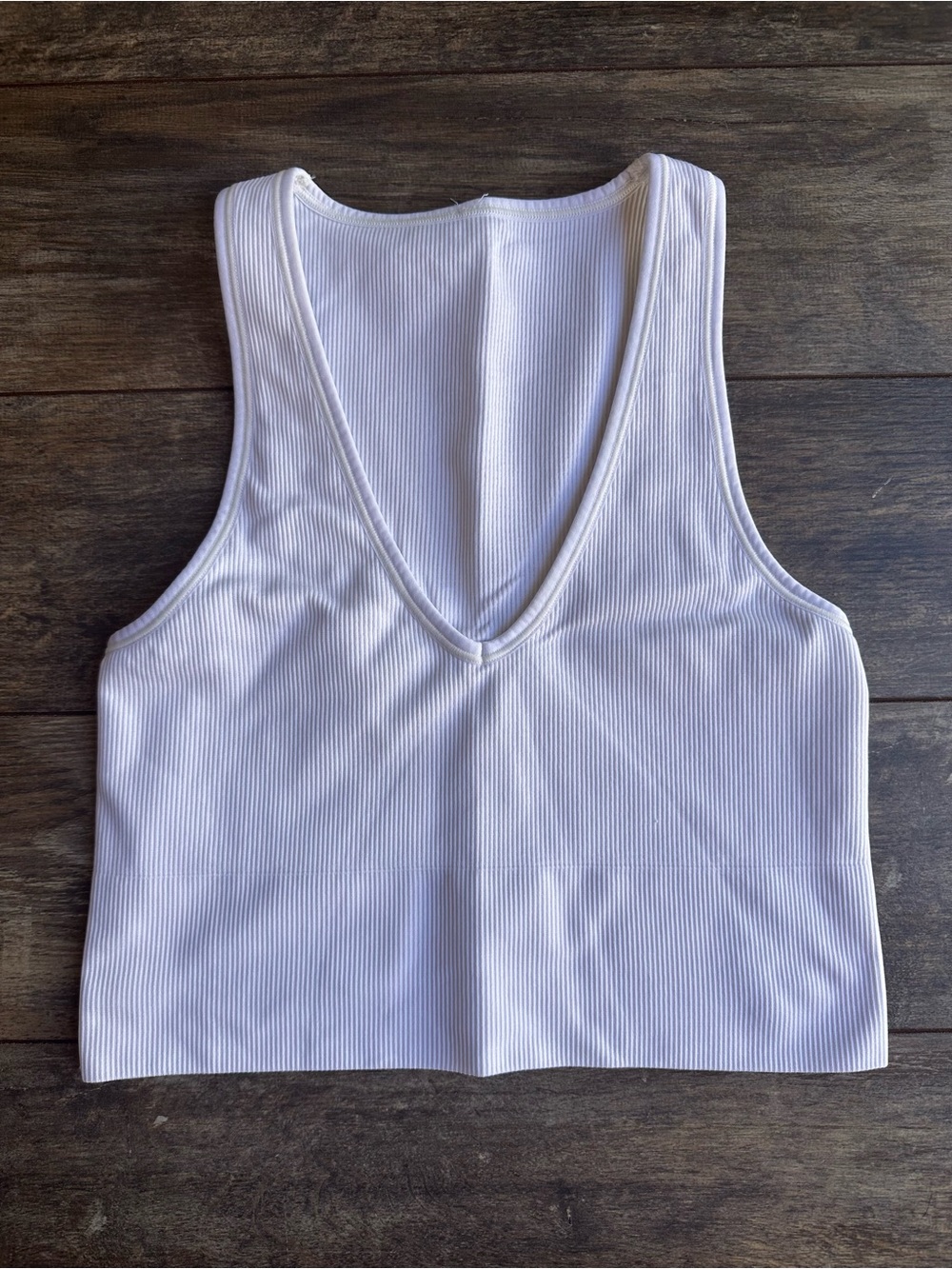Athleta Autora Seamless Rib Tank - Bright White